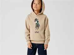 Name It weathered teak printed hoodie sweatshirt